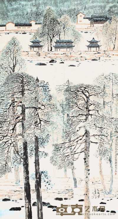 王朝瑞 山水 镜心 180×96cm